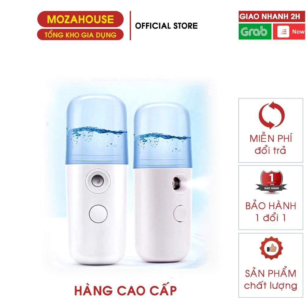 MÁY PHUN SƯƠNG MINI cầm tay xông hơi mặt Nano, máy xịt khoáng phun hơi thế hệ mới - MozaHouse