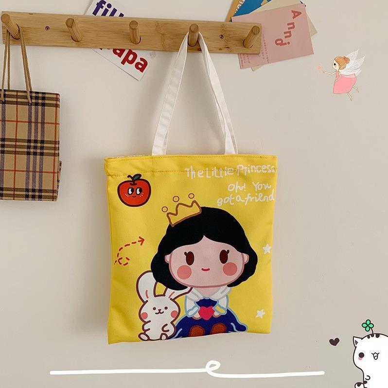 [SGFS-T48] Túi tote Vải canvas mềm Đẹp Cực Hot đựng vừa a4 [XINH XẮN]Túi vải xinh nhiều hình