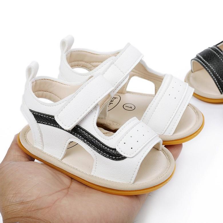 Giày Sandal tập đi cho bé đế cao su chống trơn trượt cao cấp cực chất mềm mại cho bé trai bé gái