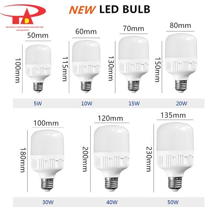 Bóng đèn led 5w - Led búp trụ 5w