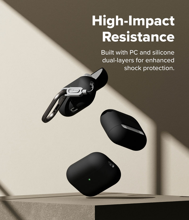 Vỏ ốp cho AirPods Pro 3 RINGKE Silicone - Hàng Chính Hãng