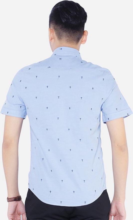 Áo Sơ Mi Nam Cộc Tay Aligro ALGS-C42 - Xanh Da Trời (Size