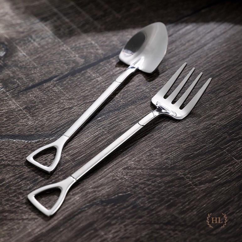 thìa rĩa inox 304 tạo hình mẫu mới 2021 phong cách Nhật GDTH