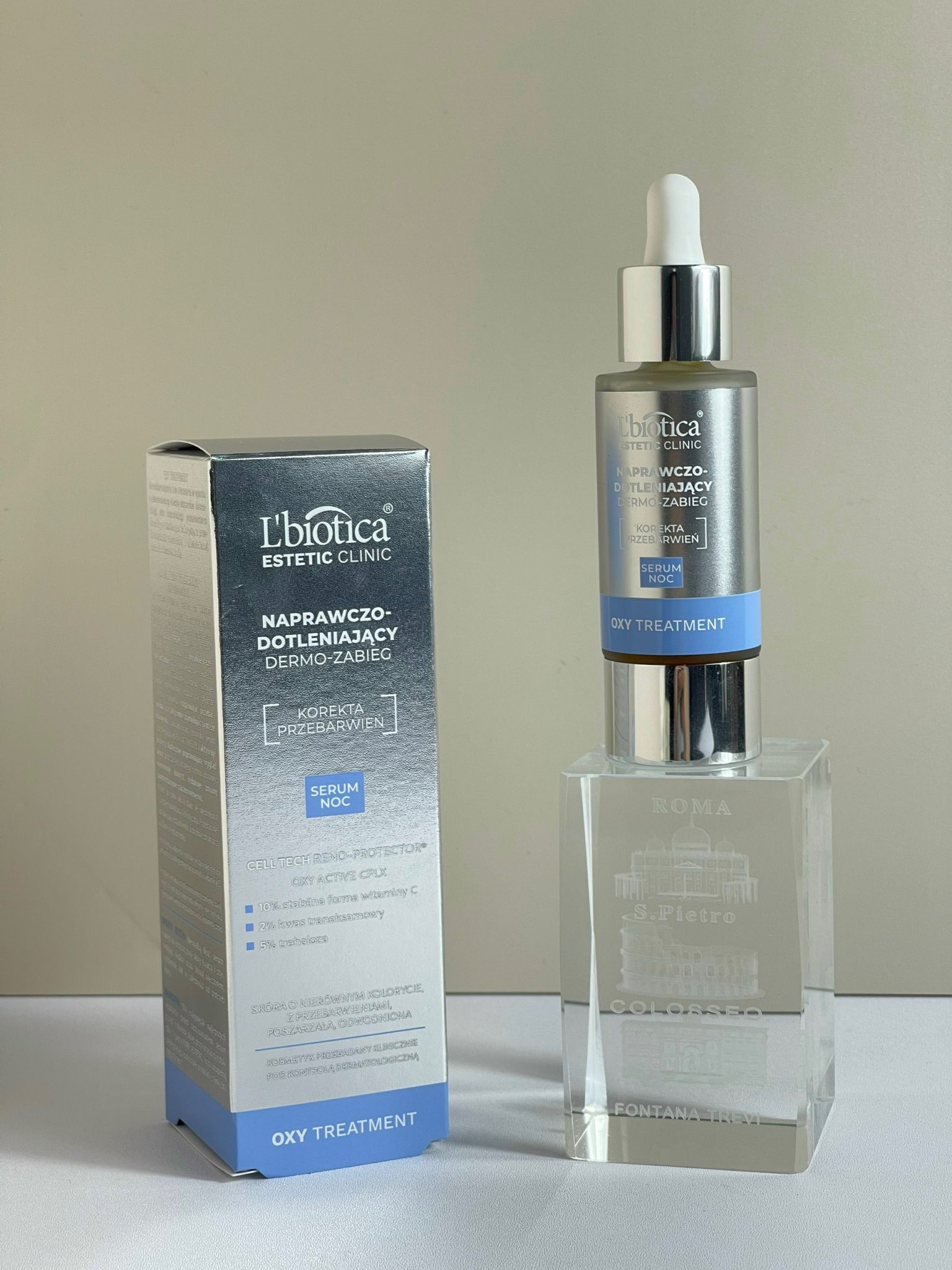 Sản phẩm serum dưỡng da ban đêm L'biotica Estetic Clinic Oxy
