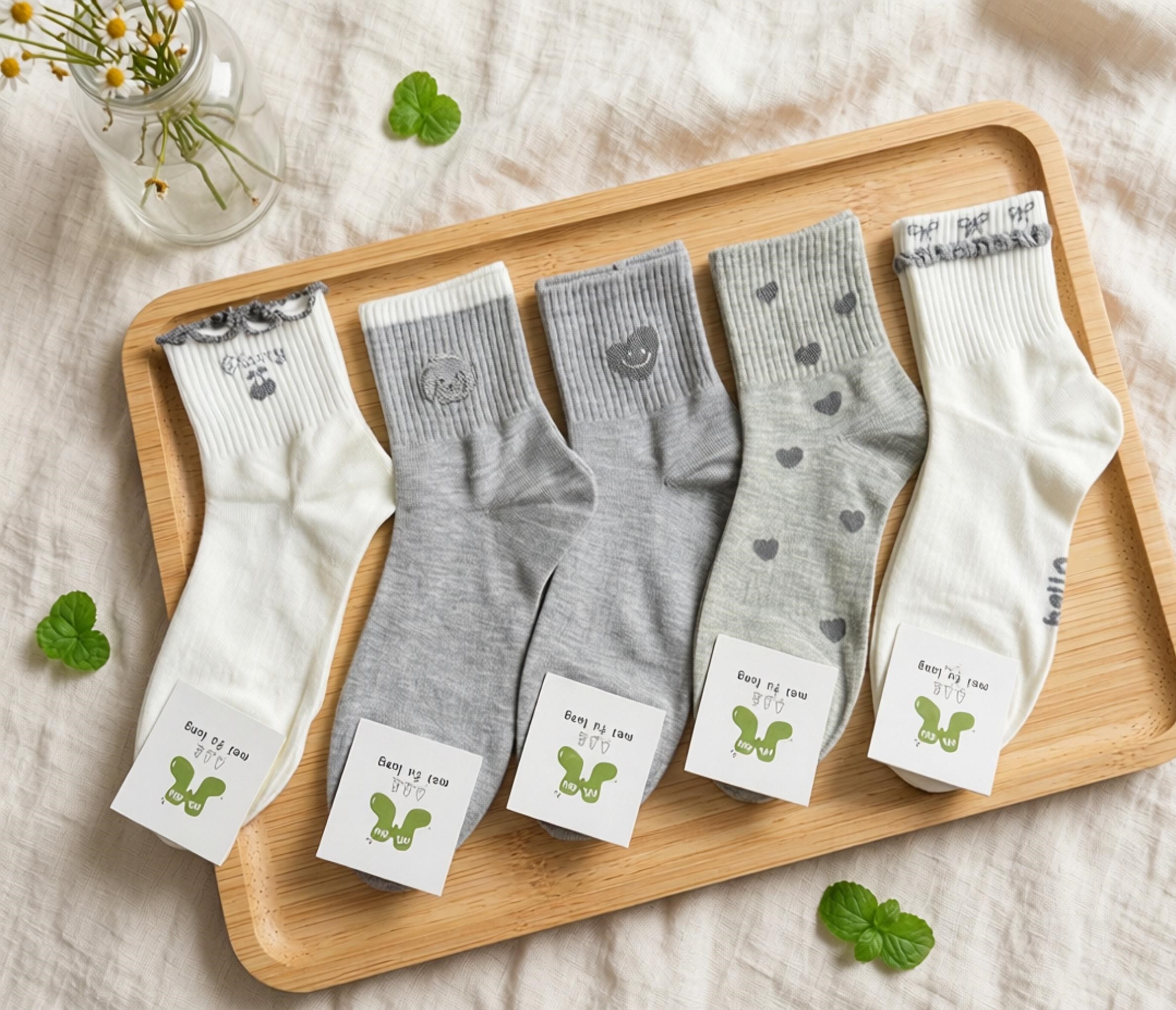 SET 5 ĐÔI TẤT VỚ NỮ CAO CỔ MÃ 17 DÀNH CHO NỮ