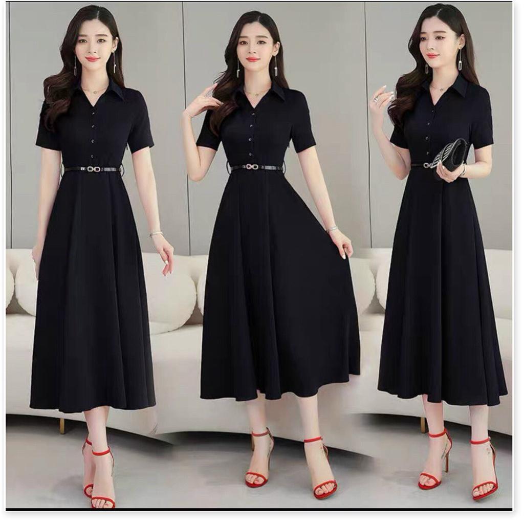 Đầm Cotton lạnh kèm nịt tôn dáng
