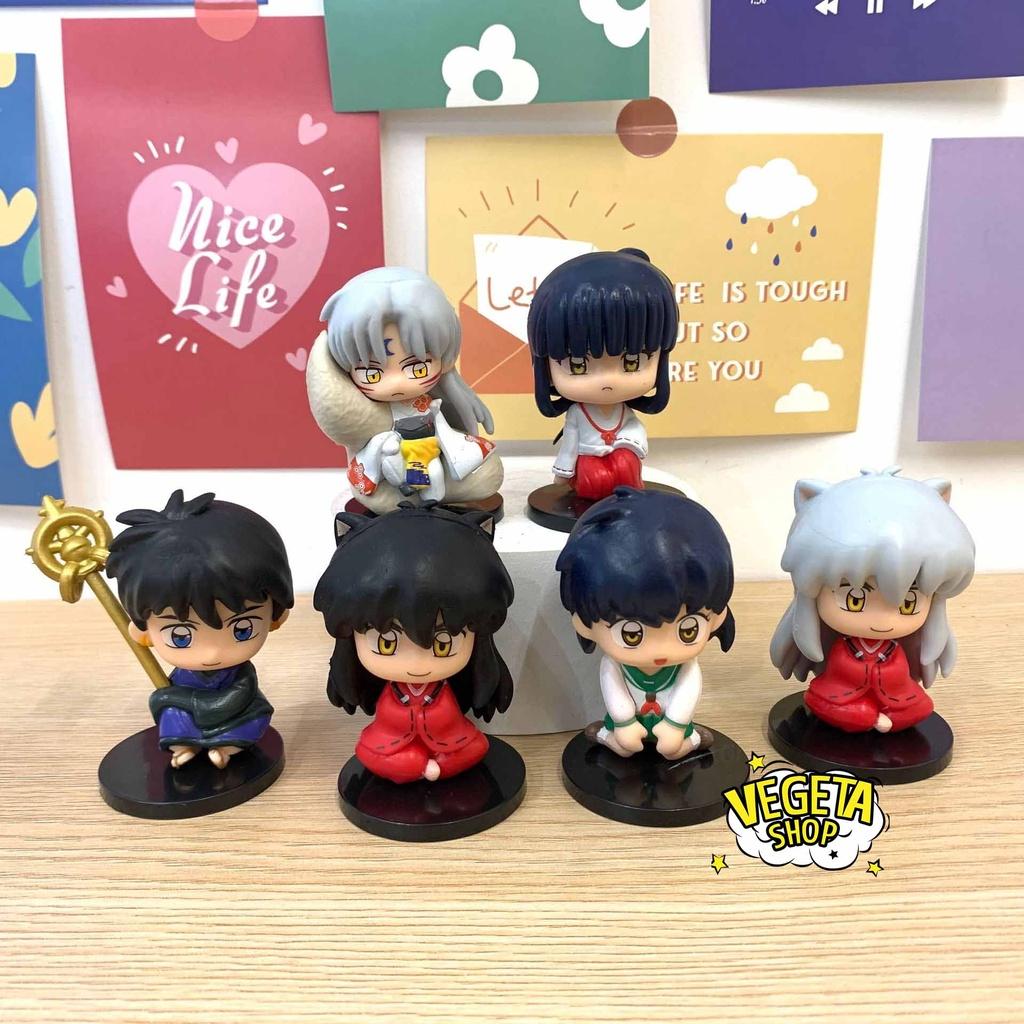 Mô hình InuYasha - Higurashi Kagome Sesshomaru Kikyou Kikyo Miroku - Cao 6~7cm - Inu Yasha Manga Anime Khuyển dạ xoa
