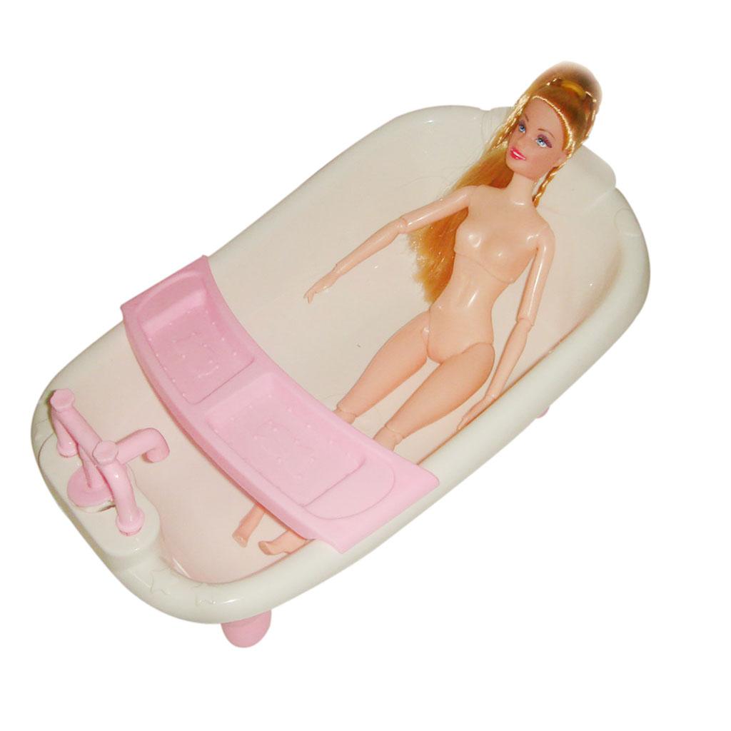 1 Thu Nhỏ Bồn Tắm Nhựa Cho Búp Bê 29 Cm