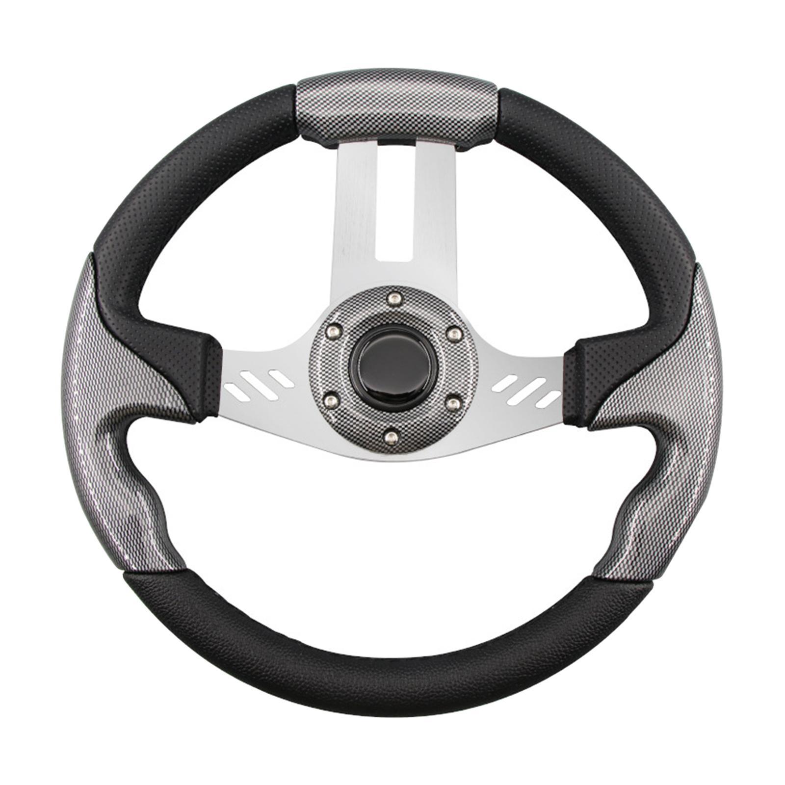 Golf Cart Steering Wheel Carbon Fiber 11” ID Golf Cart Accessories Golf Cart Replacement