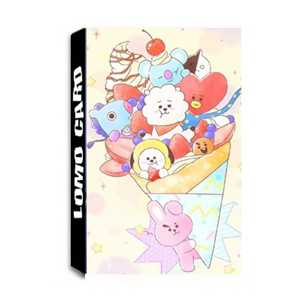 Bộ thẻ ảnh lomo card BT21 BTS mới