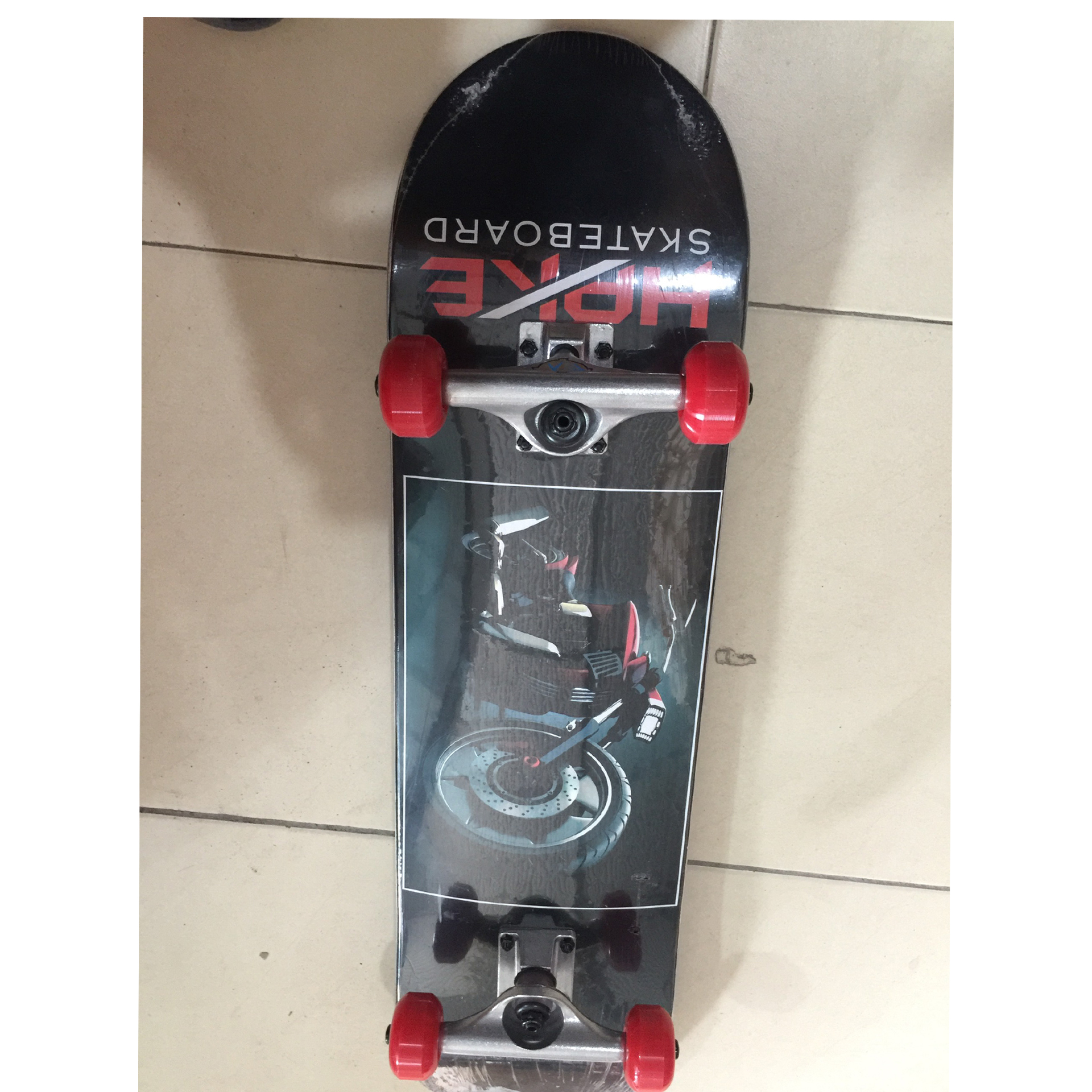 Ván Trượt Skateboard Gỗ 150007 trục hợp kim + gỗ ép 3 lớp bánh xe màu ngẫu nhiên