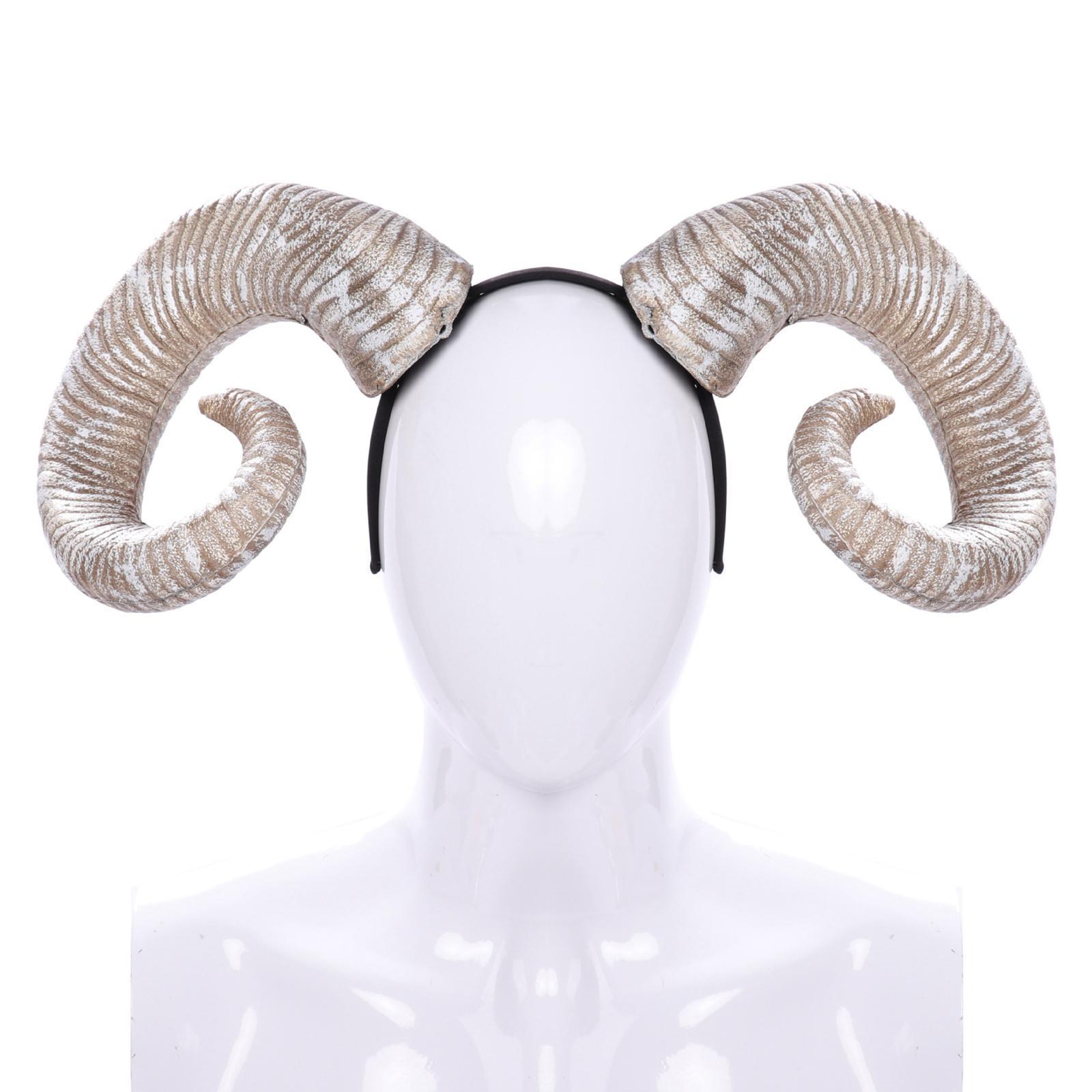 Devil Hair Band Hair Hoop Headband, Sheep Women Headpiece, for Party Decoration Fancy Dress Festival Halloween Dance Show