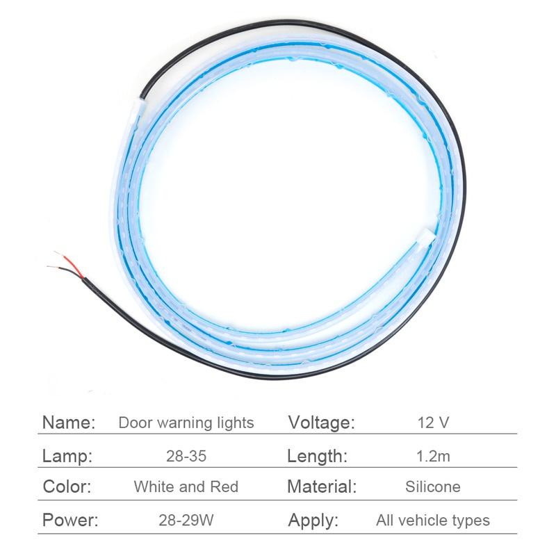 Đèn Led Dây Ô Tô Dán Cánh Cửa Trang Trí Xe Siêu Sáng 120CM