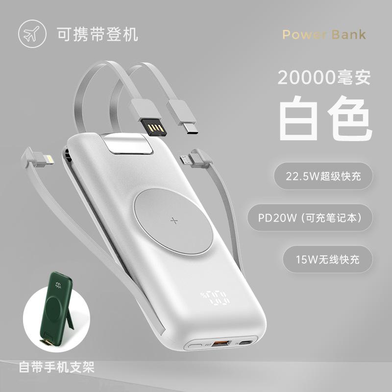 Kho báu sạc không dây SUIDDY giá thấp nhất với dòng sạc nhanh ba trong một cấp độ 20000 mAh mỏng và nhỏ gọn di động thích hợp cho
