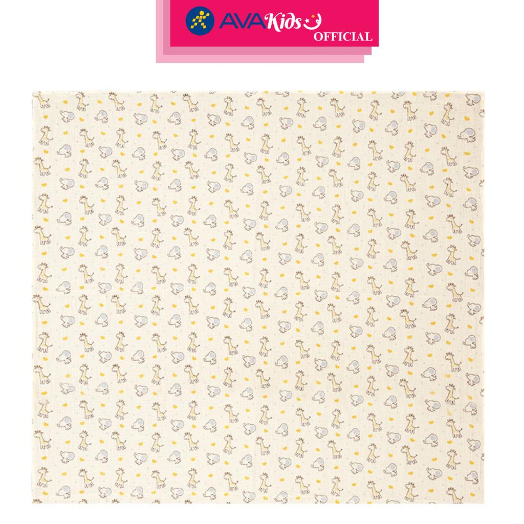 Khăn tắm muslin Bessla 2 lớp 90x100 cm - Hình thú - Hàng Chính Hãng