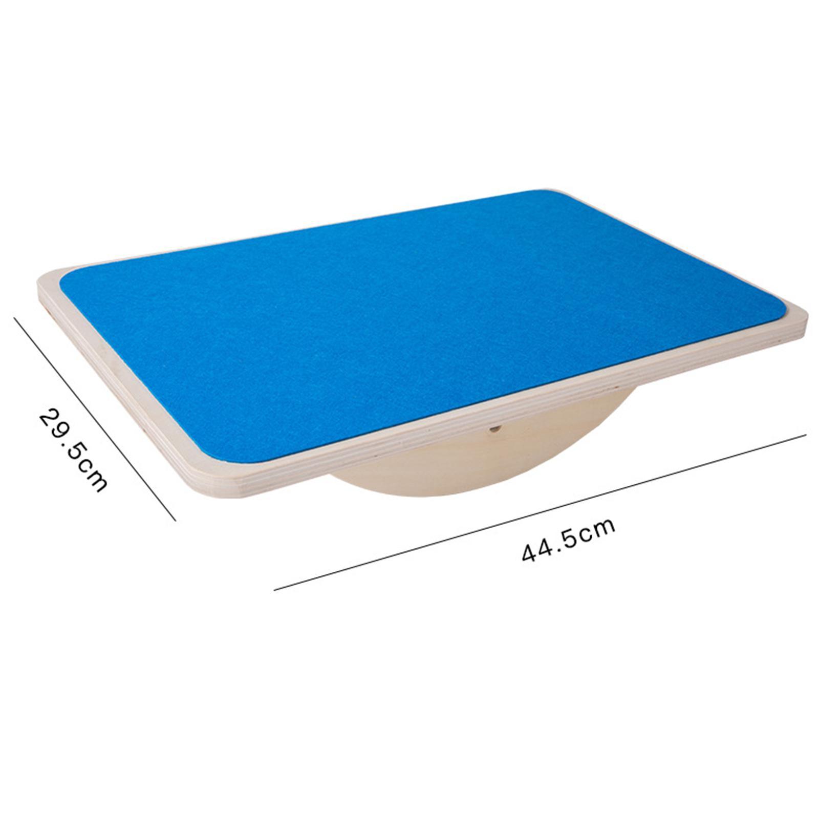 Montessori Balance Board Curvy Equipment Toys Rocker Board Balancing for Yoga Indoor