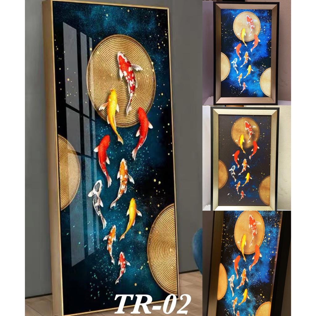 Đèn tranh LED nghệ thuật TR-02 trang trí nội thất hiện đại, sang trọng - 3 chế độ ánh sáng