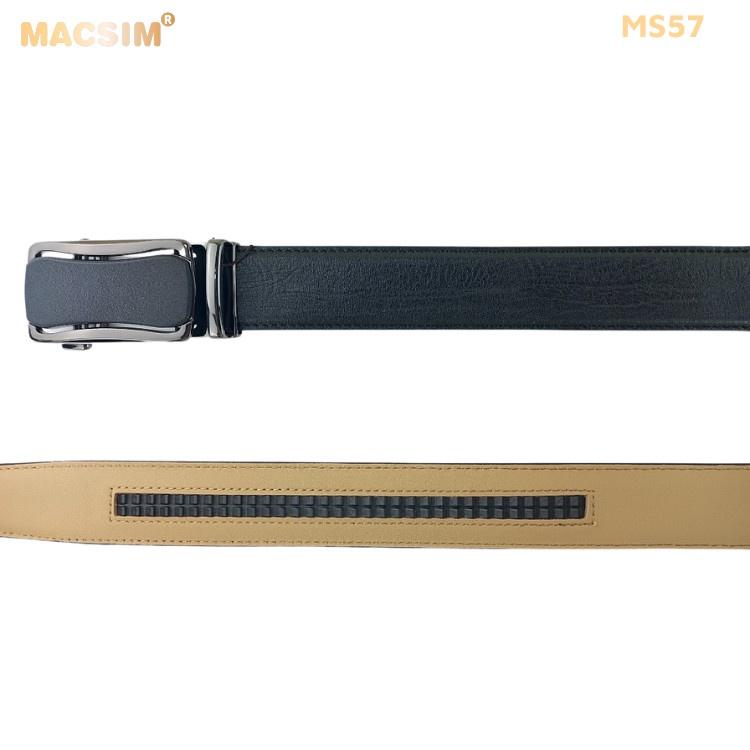 Thắt lưng nam -Dây nịt nam da thật cao cấp nhãn hiệu Macsim MS57
