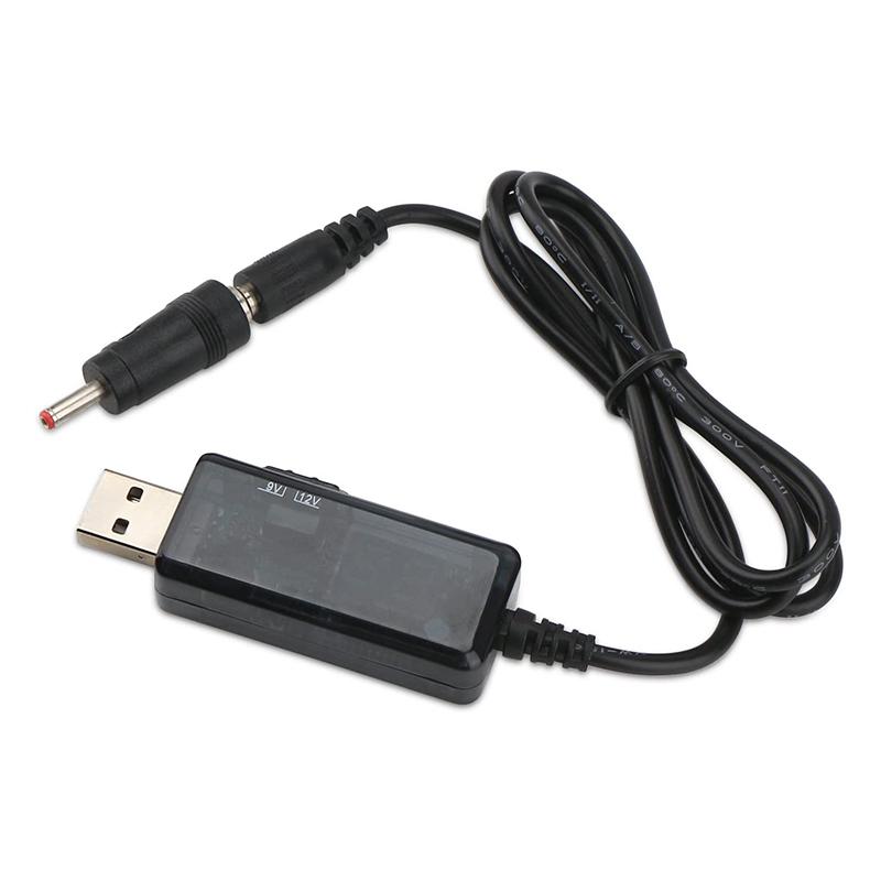 USB Boost Converter DC 5V to 9V 12V USB Step-up Converter Cable + 3.5x1.35mm Connecter For Power Supply/Charger/Power Converter