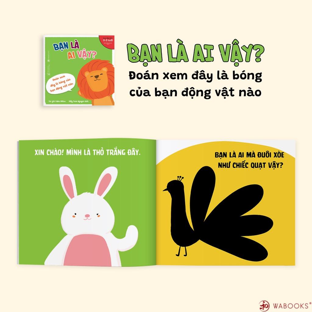 Ehon Nhật Bản Combo 4 cuốn Bạn là ai vậy Dành cho trẻ từ 0 3 tuổi - Bản Quyền