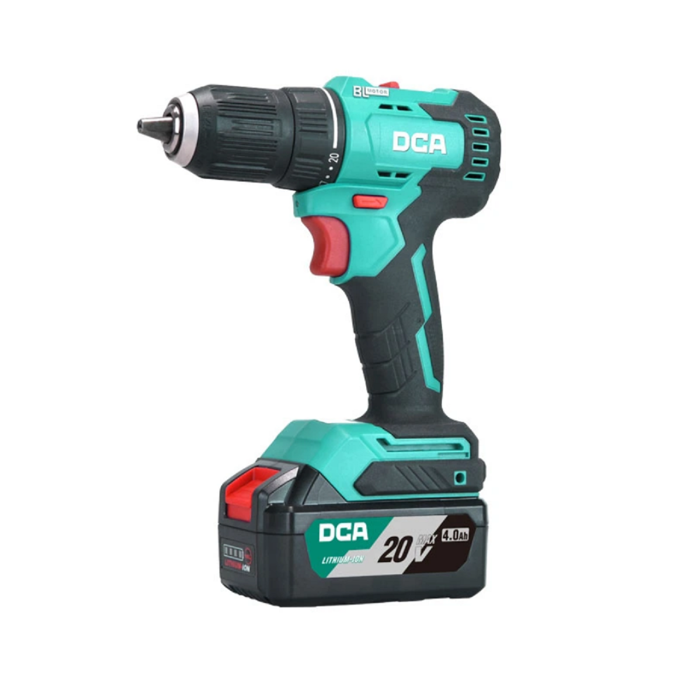 MÁY KHOAN KHÔNG CHỔI THAN DÙNG PIN 20V/2.0AHX1 DCA ADJZ2050DM - HÀNG CHÍNH HÃNG