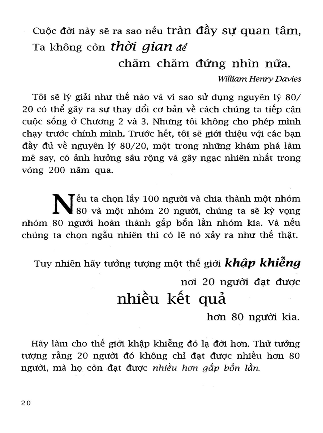 Sống Theo Phương Thức 80/20 _TRE