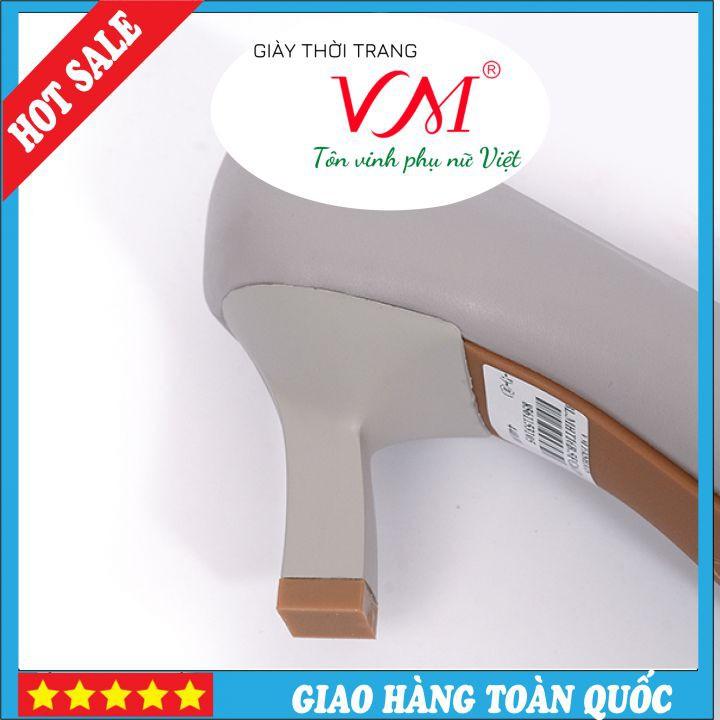 Giầy Cao Gót 5 Phân, Màu Ghi, Mũi Nhọn Thanh Lịch - HT16A.5F.Ghi(V)