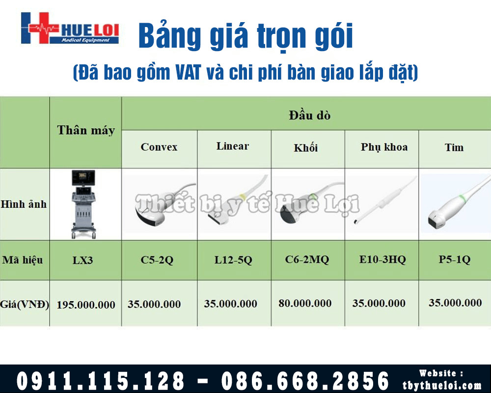 Máy Siêu Âm EDAN Acclarix LX3 - Hình Ảnh Vượt Trội So Với Giá