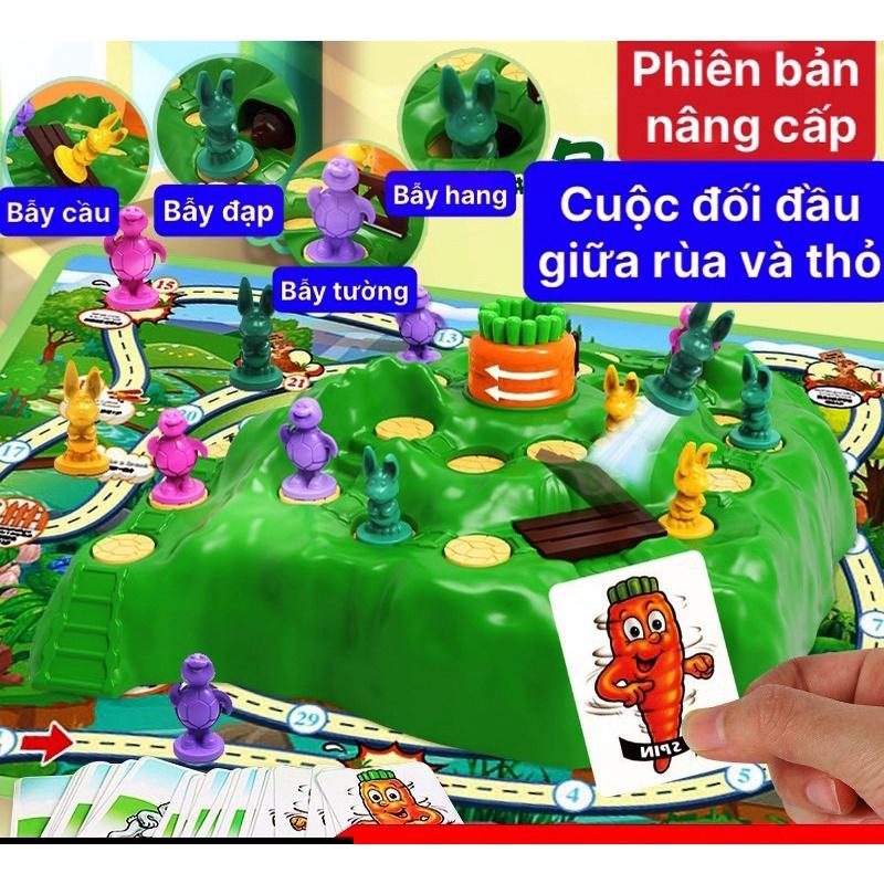 Trò chơi bẫy thỏ, cuộc đua giữa thỏ và rùa, trò chơi tương tác cho 3-4 người phiên bản nâng cấp