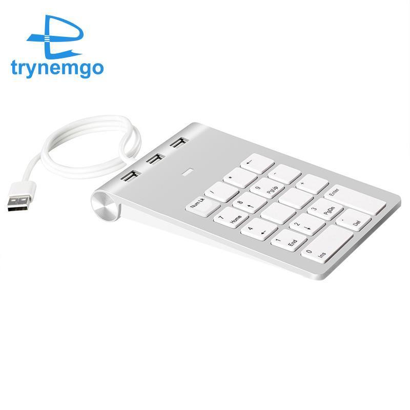 Bàn Phím Số Mini 18 Phím Với 3 Cổng Usb Cho Laptop / Pc