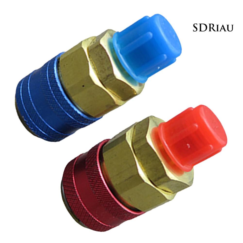 Set 2 Đầu Nối R134A H / L Cho Tủ Lạnh Ô Tô