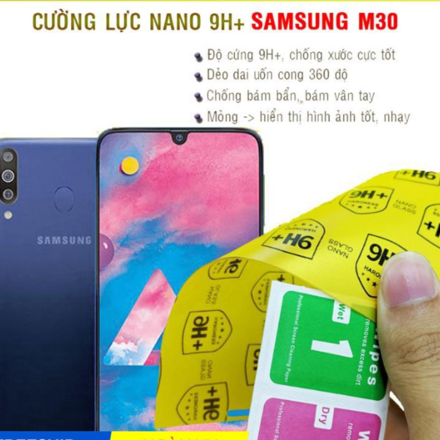 Dán cường lực dẻo nano dành cho Samsung M30