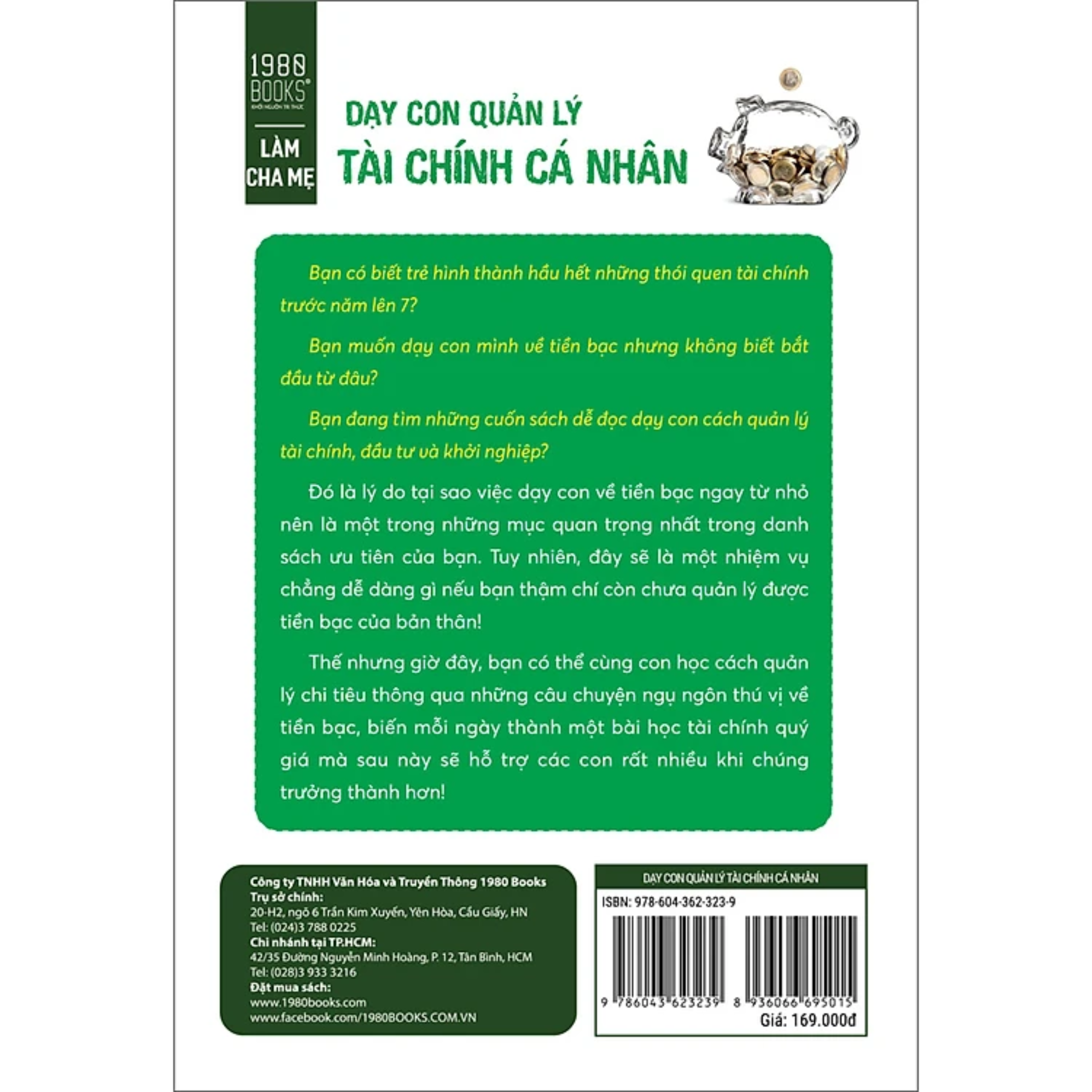 Sách Nuôi Dạy Con / Làm Cha Mẹ: Dạy Con Quản Lý Tài Chính Cá Nhân