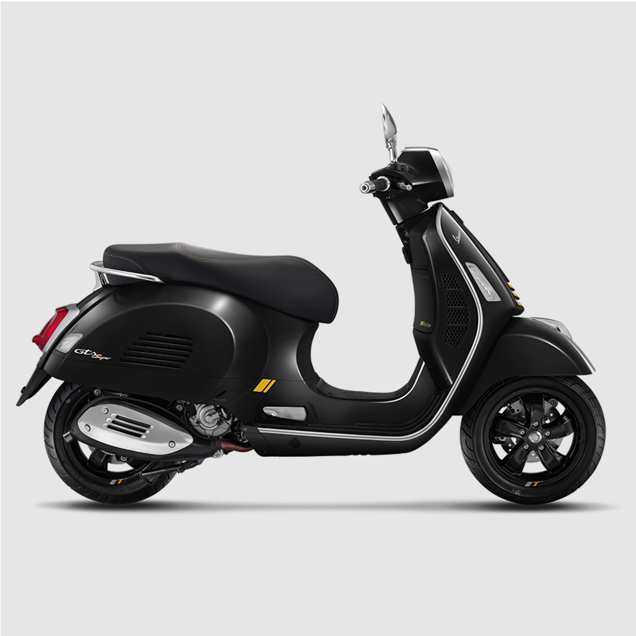 Xe Tay Ga Vespa GTS Super Tech 300 Màu Đen Black Vulcano