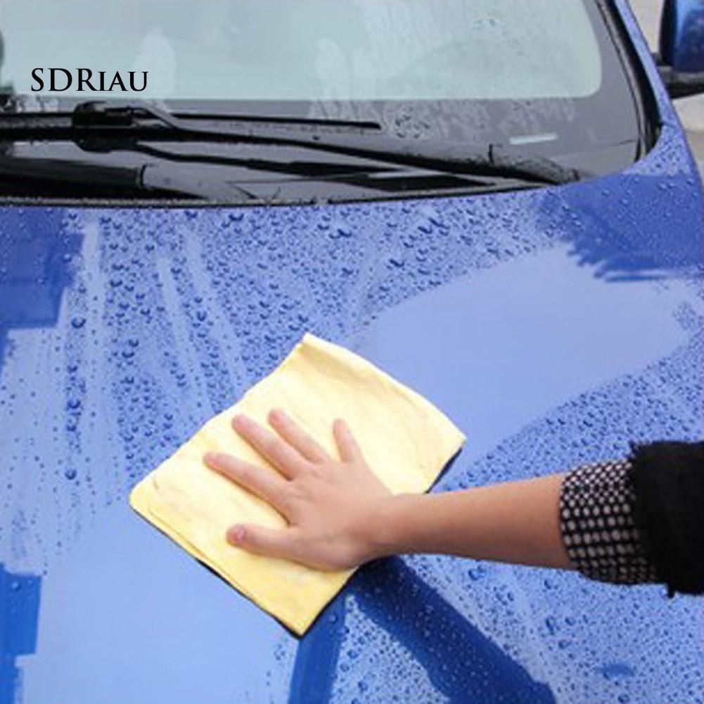 Khăn lau xe hơi chất liệu da tổng hợp thấm hút tốt