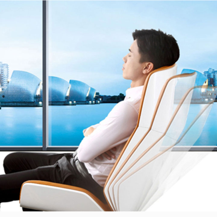 Ghế Giám Đốc Lưng Cao Bằng Gỗ Nệm Da Phong Cách, Ghế Xoay Lãnh Đạo Trưởng Phòng Nâng Hạ Chiều Cao Ngả Lưng Nhẹ Nhàng
