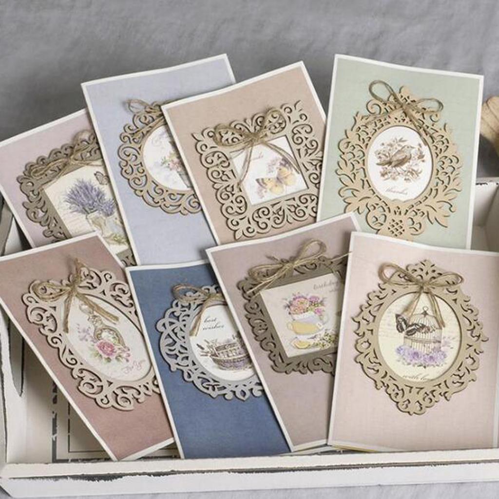 200x Cut Wood Frame Pieces Engraved Blank DIY Embellishments Art Decor