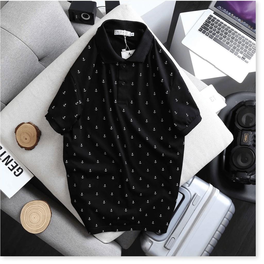 ÁO THUN CỔ TRỤ NAM ĐƯỢC THIẾT KẾ HỌA TIẾT TRÊN ÁO SIÊU SANG LANA FASHION