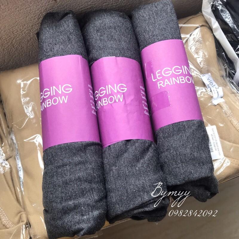 Quần Legging Lửng Nữ Siêu Hot Quần Legging Ngố Đùi Rainbow Cạp Chun Mềm Mịn QK01