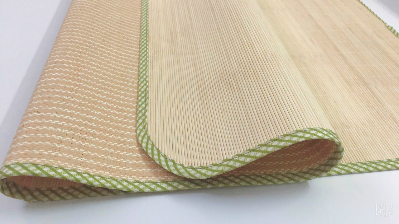 Chiếu Sợi Tre, Chiếu Em Bé Điều Hòa 4 Mùa, Chiếu Kháng Khuẩn, Chiếu Em Bé Hàng Loại 1 - KT: 60x1M1