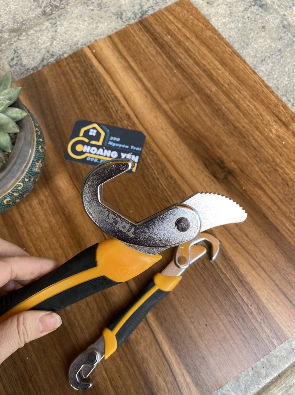 Bộ Mỏ Lết Tăng Đưa Tolsen 15282  - Bạc