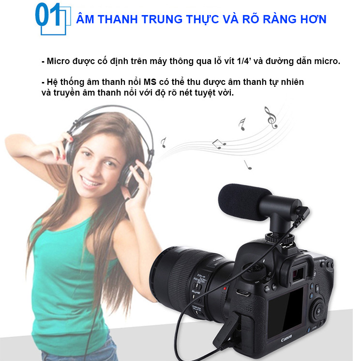 Micro jack cắm 3.5mm cho máy ảnh DSLR, camera, máy ghi hình DV Puluz PU3017, hàng chính hãng