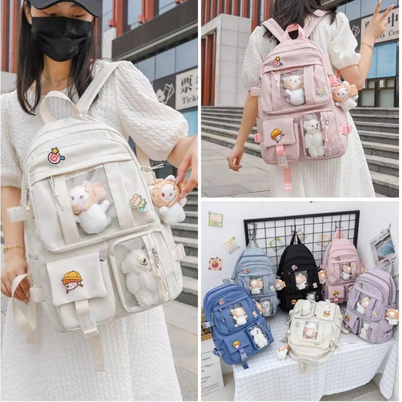 Balo Thời Trang Ulzzang, Balo Đi Học, Balo học Sinh HÀN QUỐC MARSOCITY