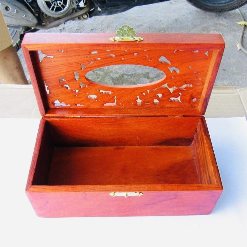 HỘP GIẤY ĂN LONG PHỤNG SUM VẦY GỖ HƯƠNG CHUẨN 100%