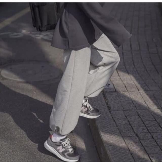 Quần Nỉ Jogger Trơn Ống Rút Dáng Rộng Unisex