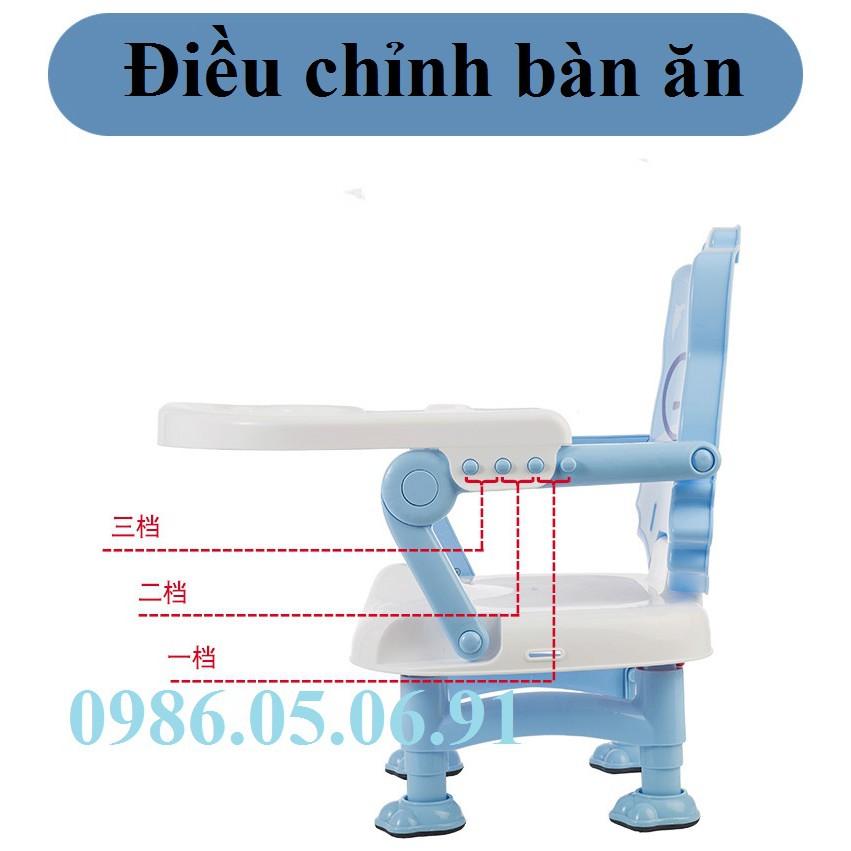 Ghế ăn dặm T918 cao cấp có bàn ăn, gấp gọn