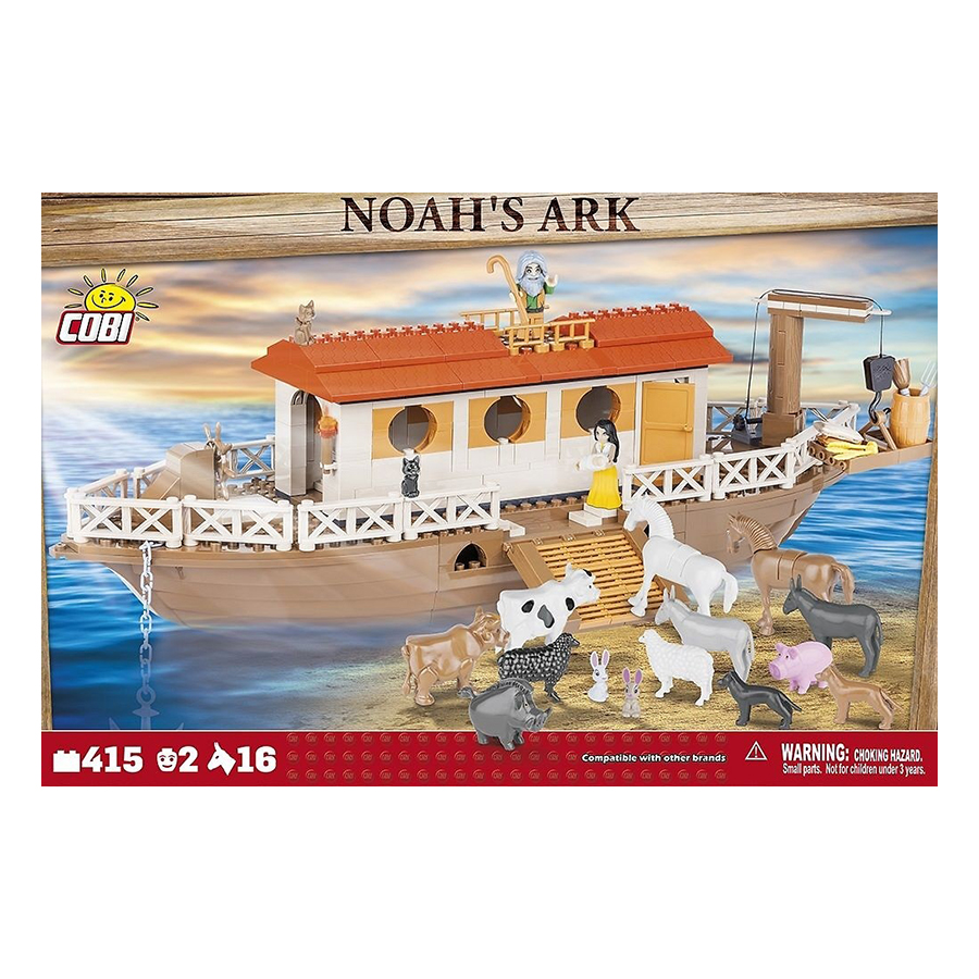 Đồ chơi lắp ráp thuyền Noah Cobi 28026