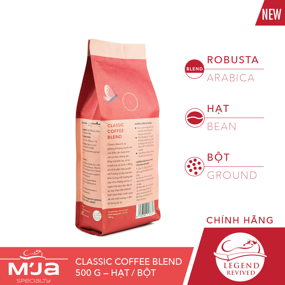 Cà Phê M'JA Classic Blend 500g