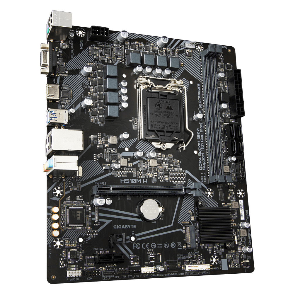 Mainboard Gigabyte H510M H Socket 1200 HDMI VGA DDR4 M2 - Hàng chính hãng Viễn Sơn Phân Phối