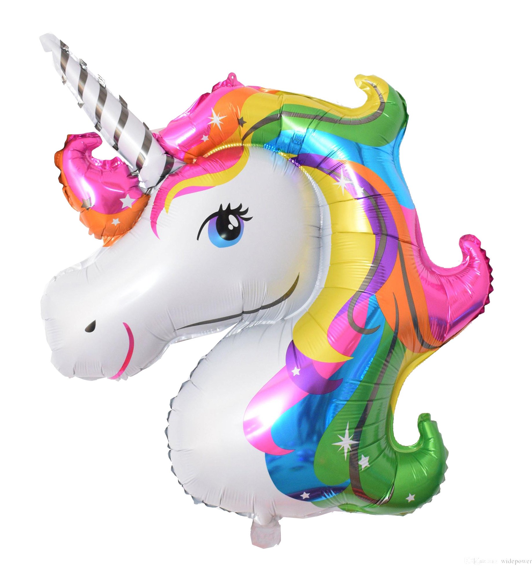 Bong bóng hình đầu kỳ lân Unicorn foil balloon upkp38